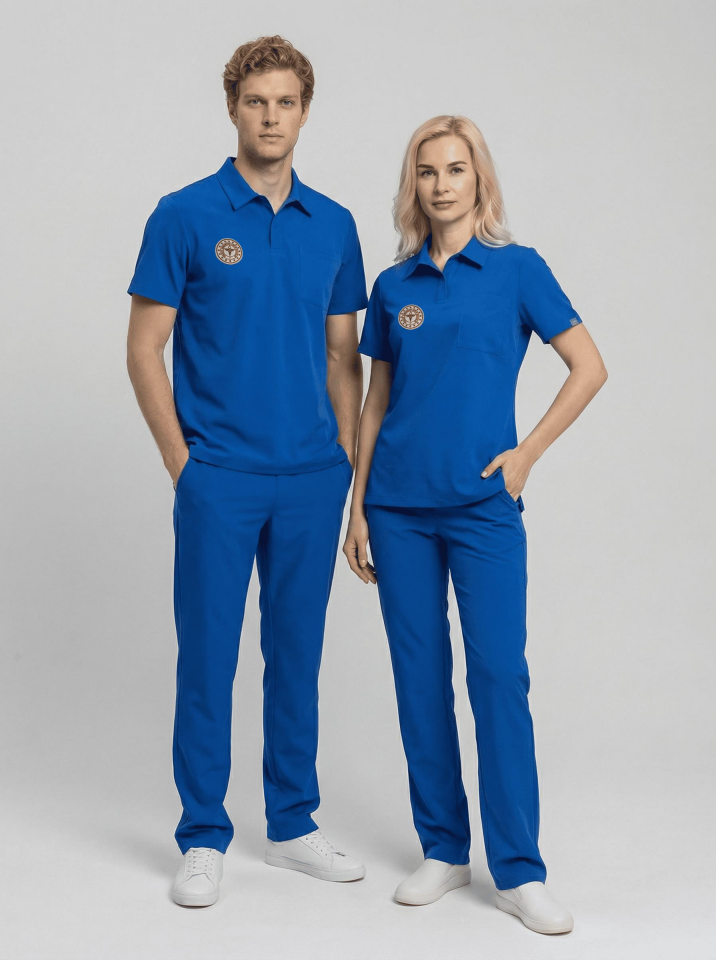 Temizlik Personeli Forması  | Yönetmeliğe Uygun Dazzling Blue Üniformalar Unisex