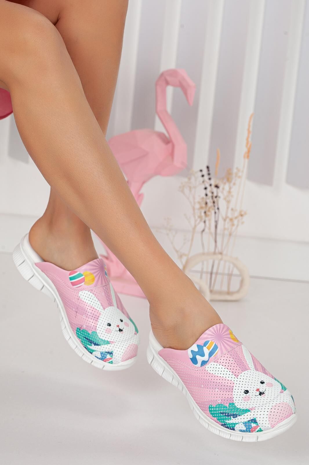 Hafif Taban Doktor Hemşire Hastane Aşçı Kadın Terliği 4015