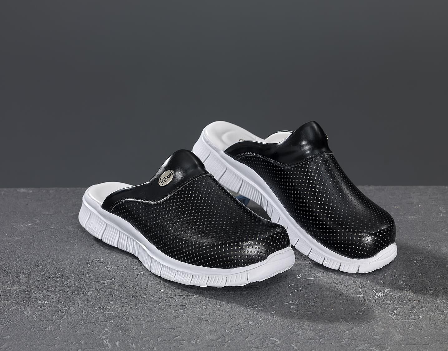 Hafif Taban Doktor Hemşire Hastane Aşçı Terliği 1001 Siyah