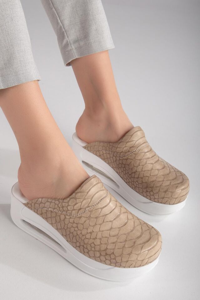 Air Taban Doktor Hemşire Hastane Aşçı Terliği Vizon 902