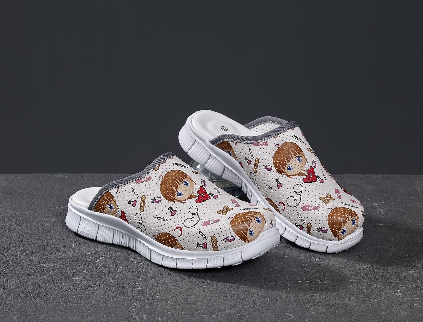 Hafif Taban Doktor Hemşire Hastane Aşçı Terliği 1084