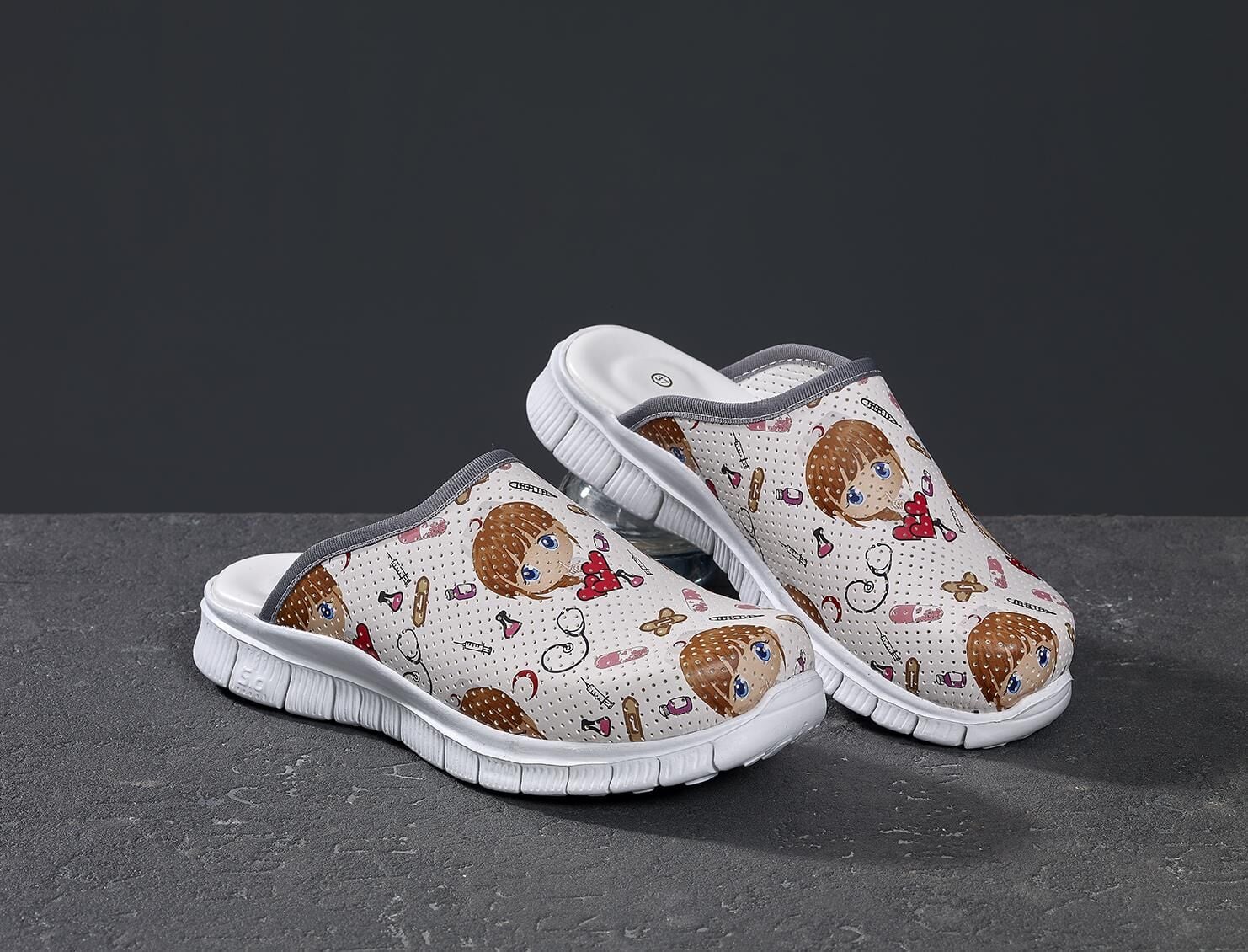 Hafif Taban Doktor Hemşire Hastane Aşçı Terliği 1084