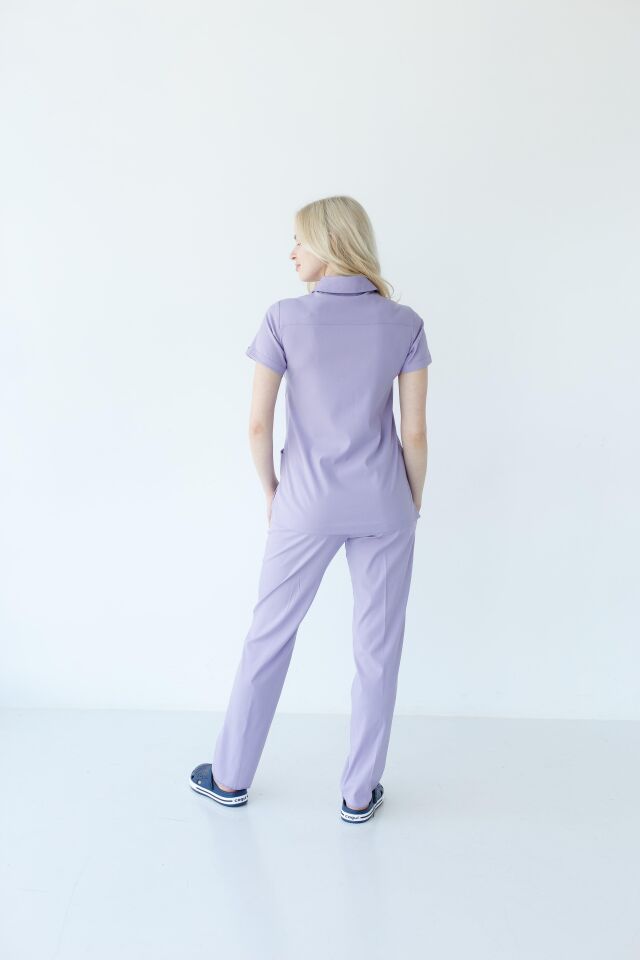 Kadın Fermuarlı  Likralı Cerrahi Hemşire Doktor Takım