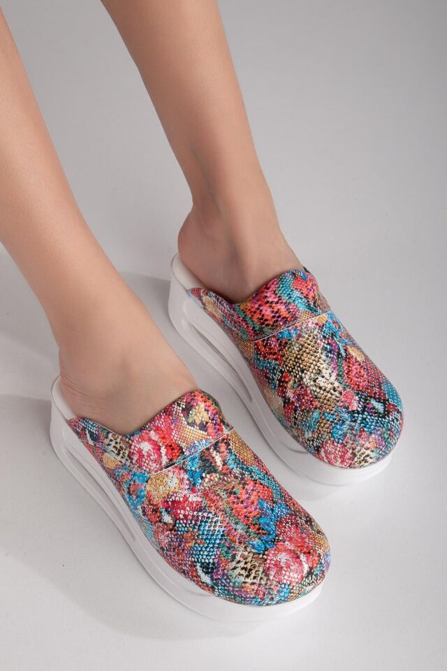 Air Taban Doktor Hemşire Hastane Aşçı Terliği Yılan Desen 917