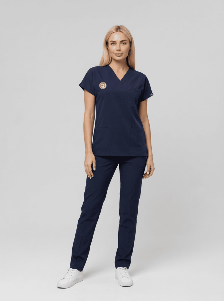 Hemşire Forması  | Yönetmeliğe Uygun Patriot Blue Üniformalar Unisex