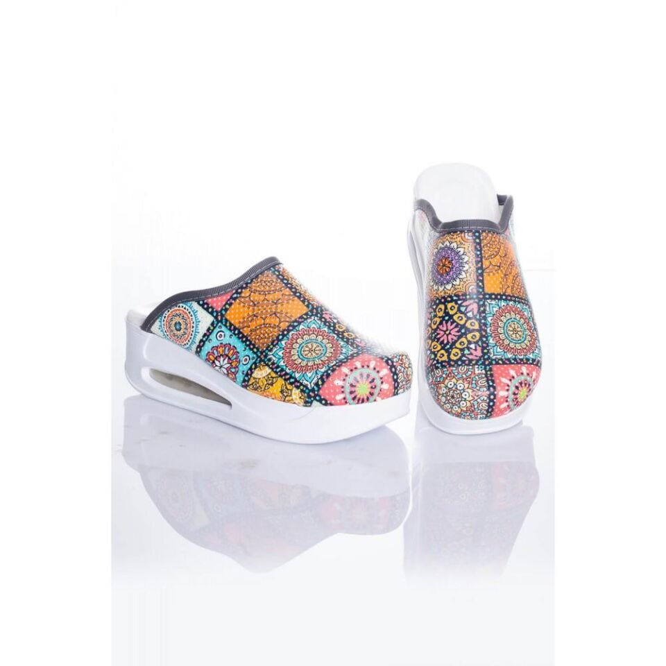 Air Taban Doktor Hemşire Hastane Aşçı Terliği Desenli 923