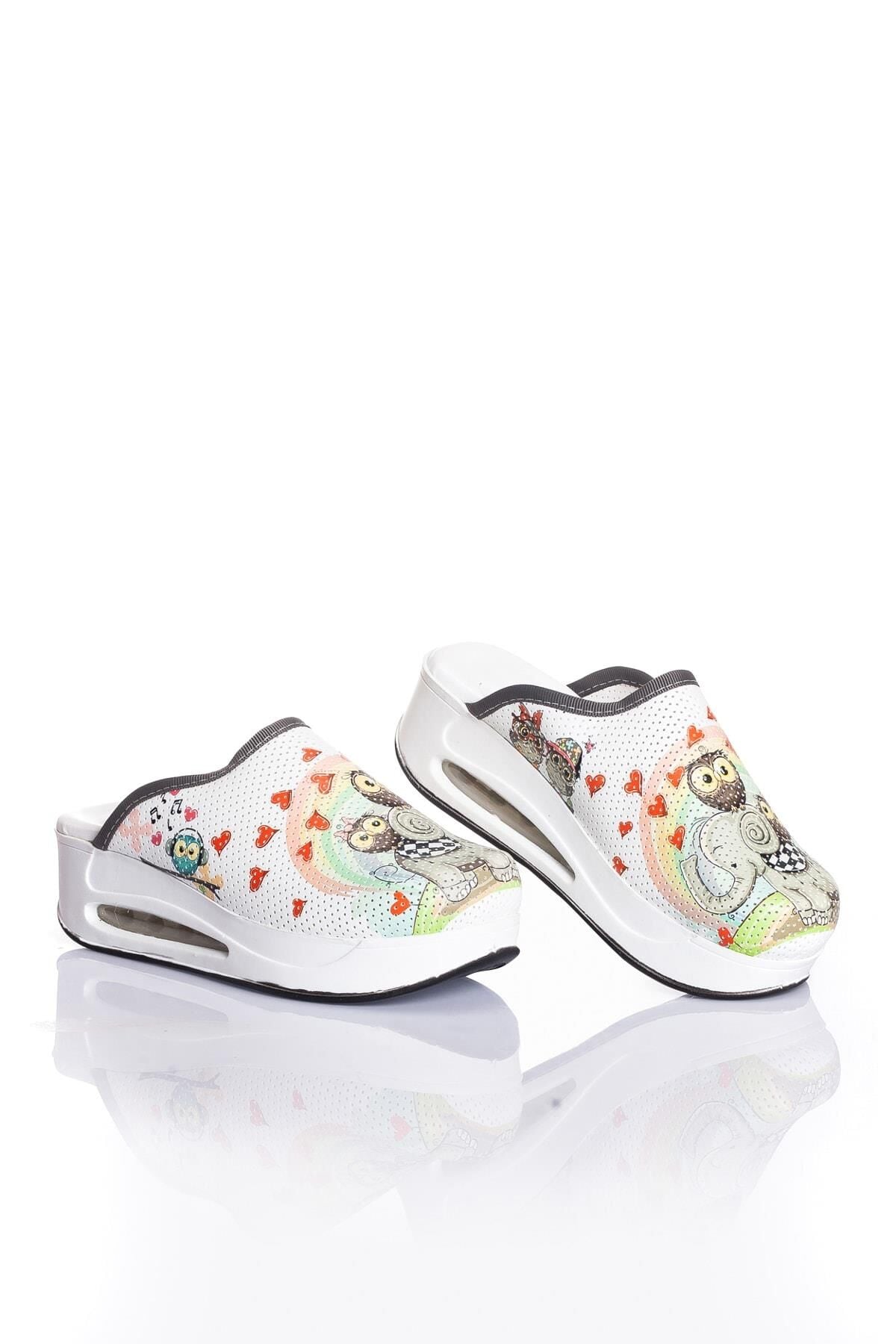 Air Taban Doktor Hemşire Hastane Aşçı Terliği Desenli 925