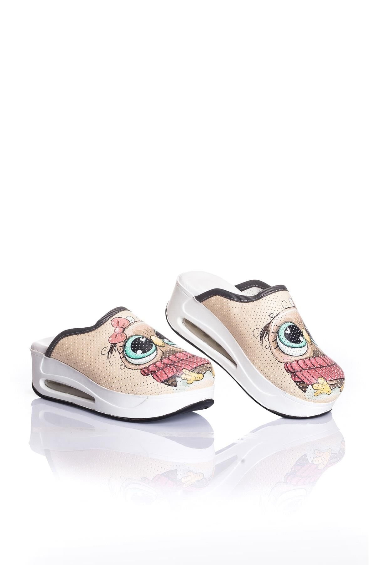 Air Taban Doktor Hemşire Hastane Aşçı Terliği Desenli 926