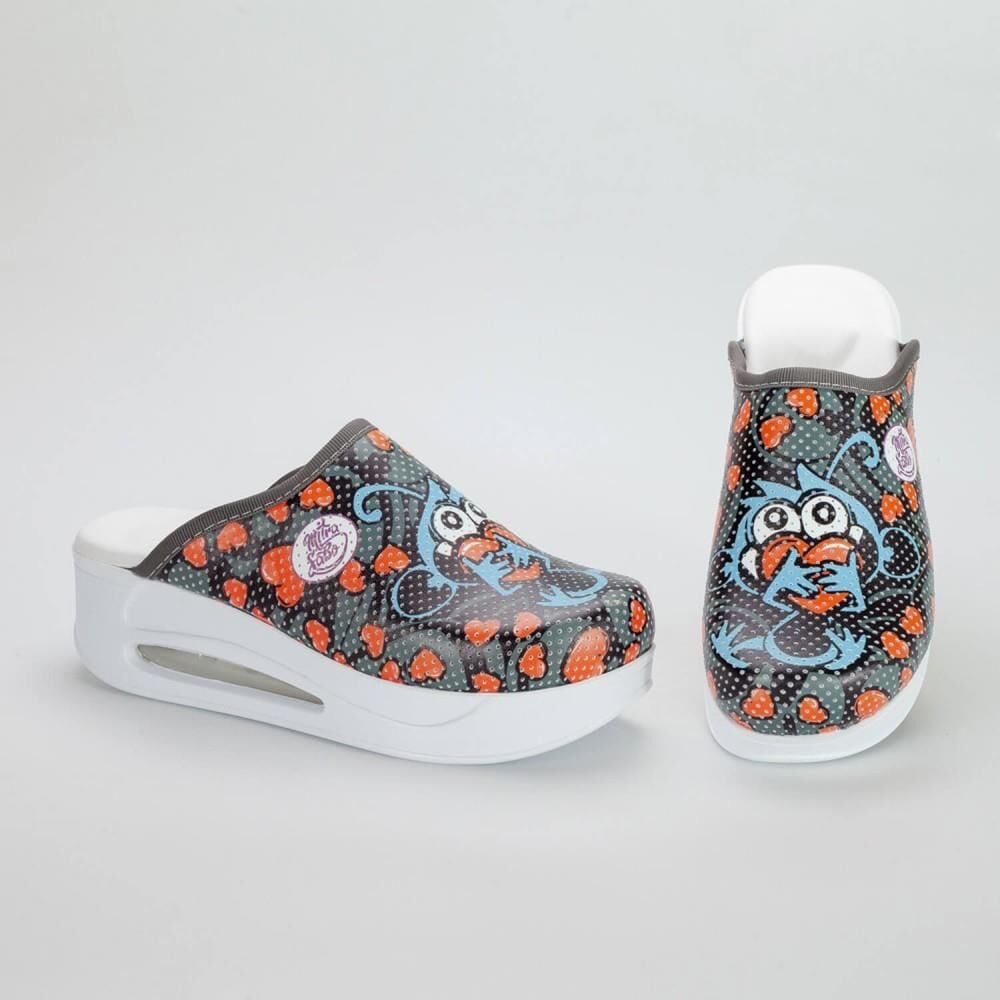 Air Taban Doktor Hemşire Hastane Aşçı Terliği Desenli 929