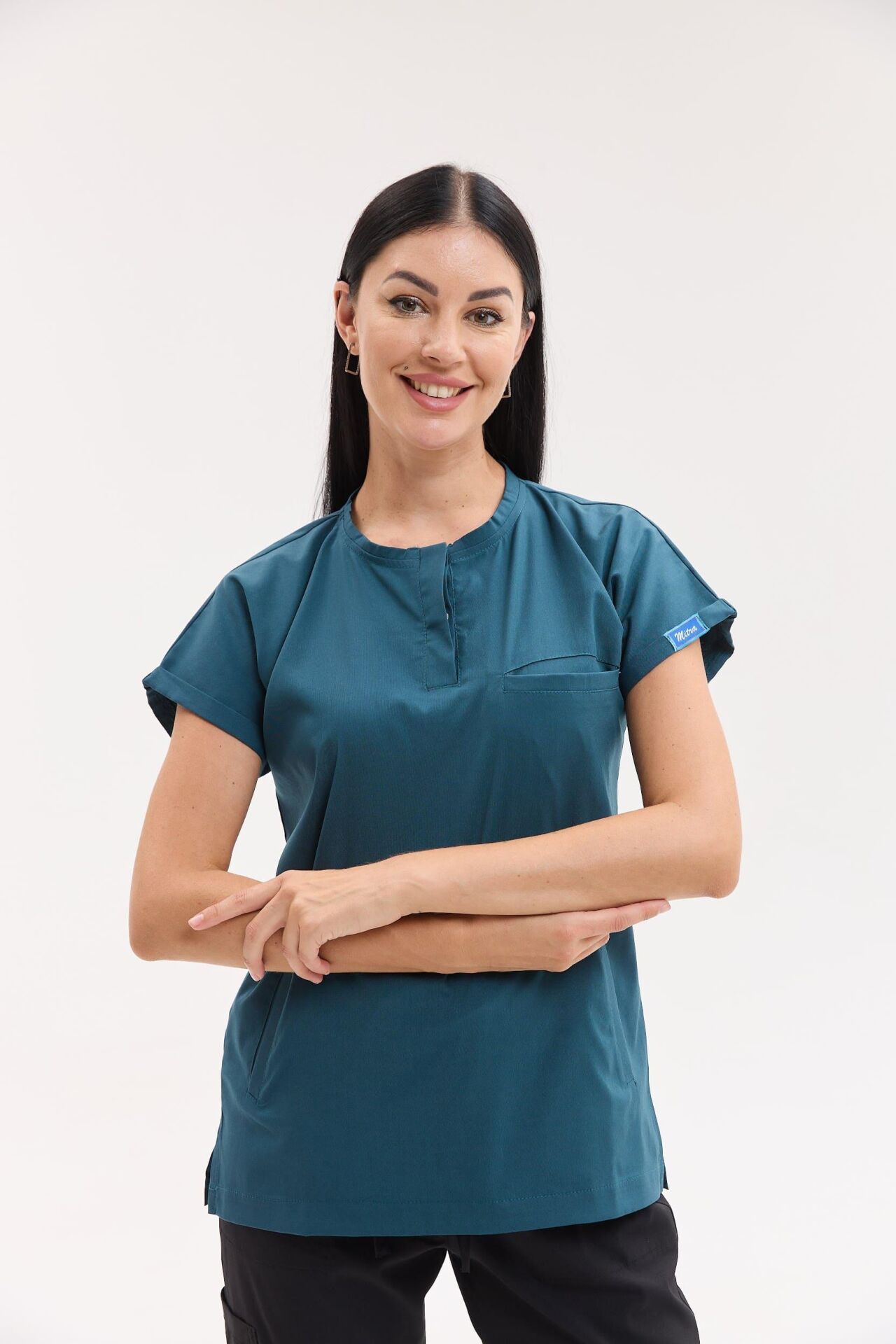 Kadın Berlin Model Likralı Cerrahi Hemşire Doktor Takım