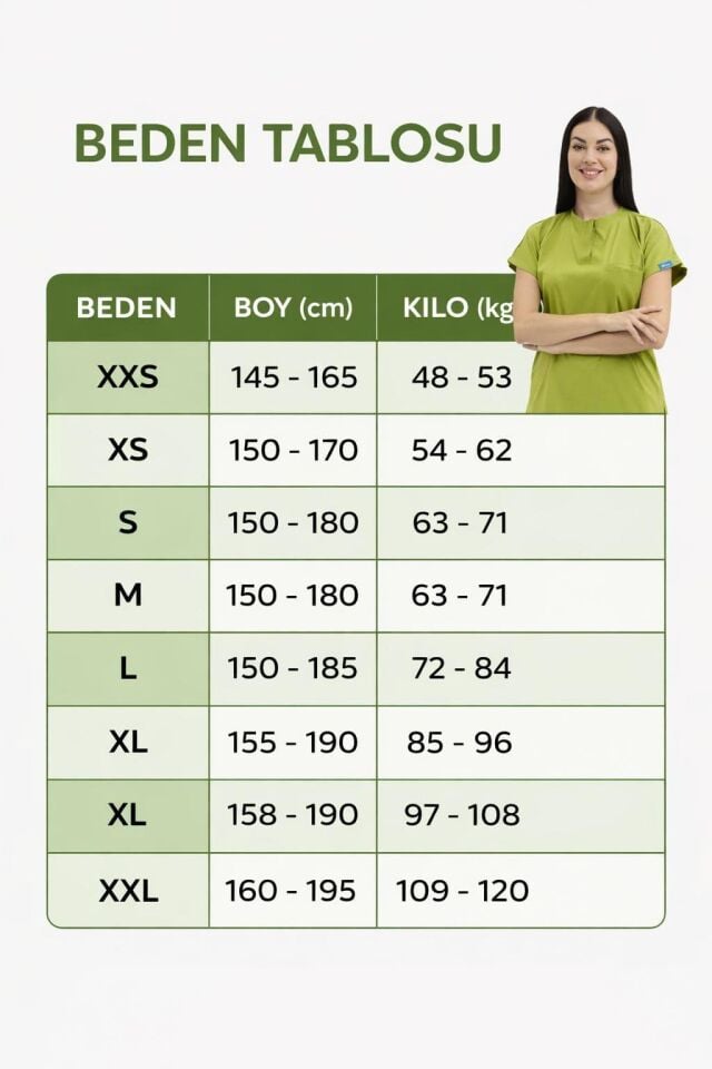 Kadın Berlin Model Likralı Cerrahi Hemşire Doktor Takım