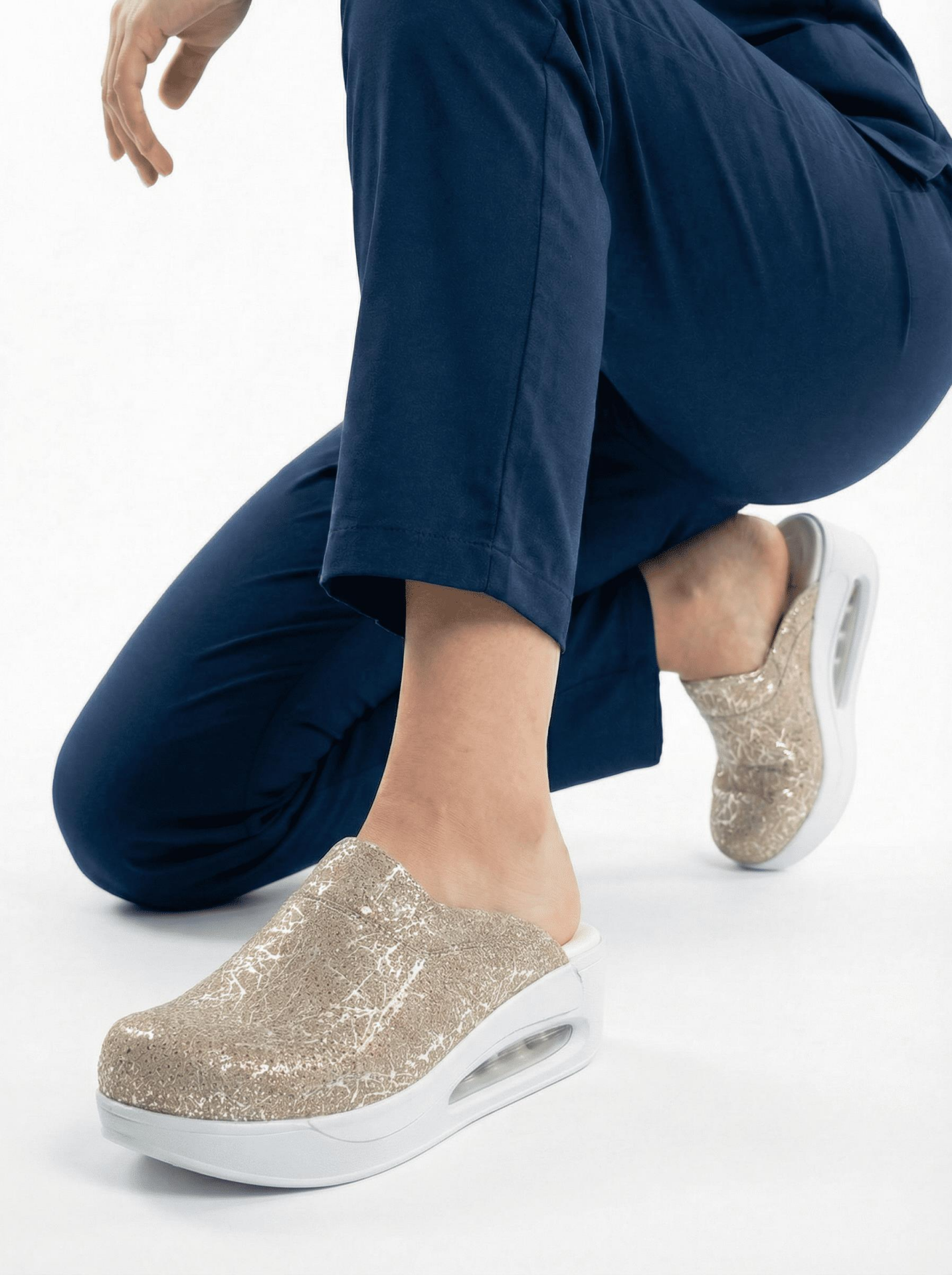 Ortopedik Air Taban Sabo Terlik Hemşire Doktor Medikal Günlük 406 Gold