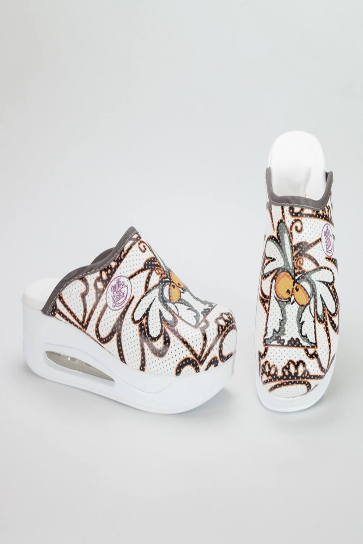 Air Taban Doktor Hemşire Hastane Aşçı Terliği Desenli 935