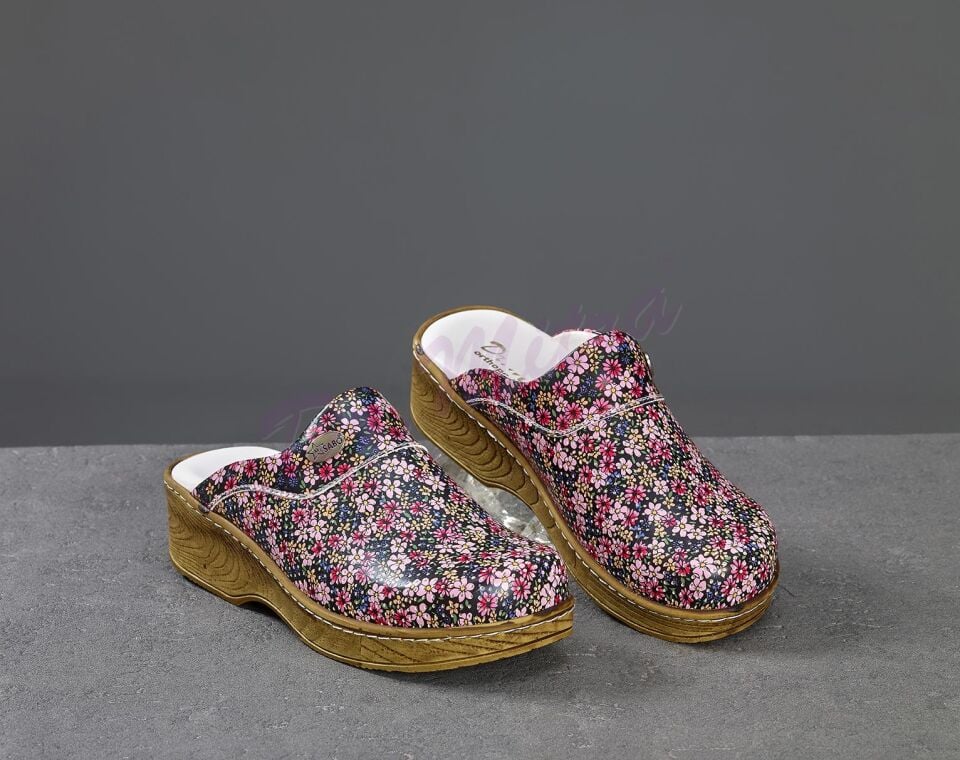 Ahşap Görünümlü Kadın Sabo Terlik 659