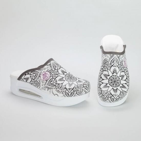 Air Taban Doktor Hemşire Hastane Aşçı Terliği Desenli 936