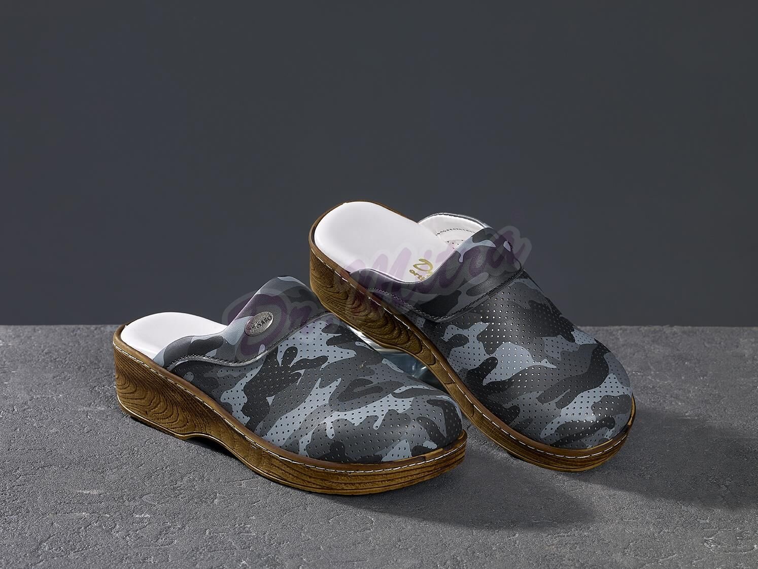 Ahşap Görünümlü Kadın Sabo Terlik 661