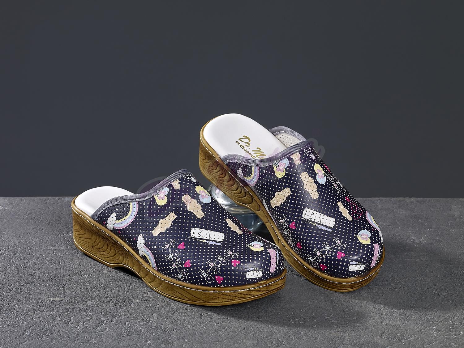 Ahşap Görünümlü Kadın Sabo Terlik 663