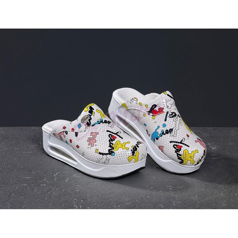 Air Taban Doktor Hemşire Hastane Aşçı Terliği Desenli 951