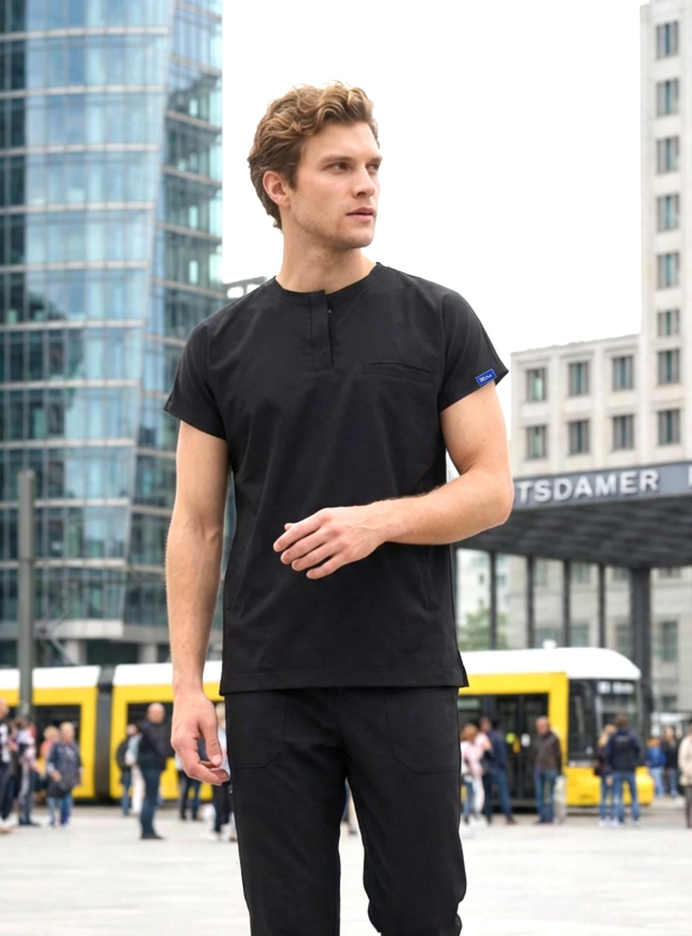 Erkek Berlin Model Likralı Cerrahi Hemşire Doktor Takım