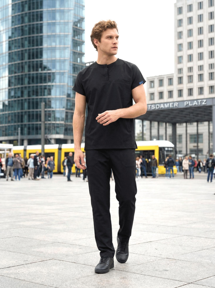 Erkek Berlin Model Likralı Cerrahi Hemşire Doktor Takım