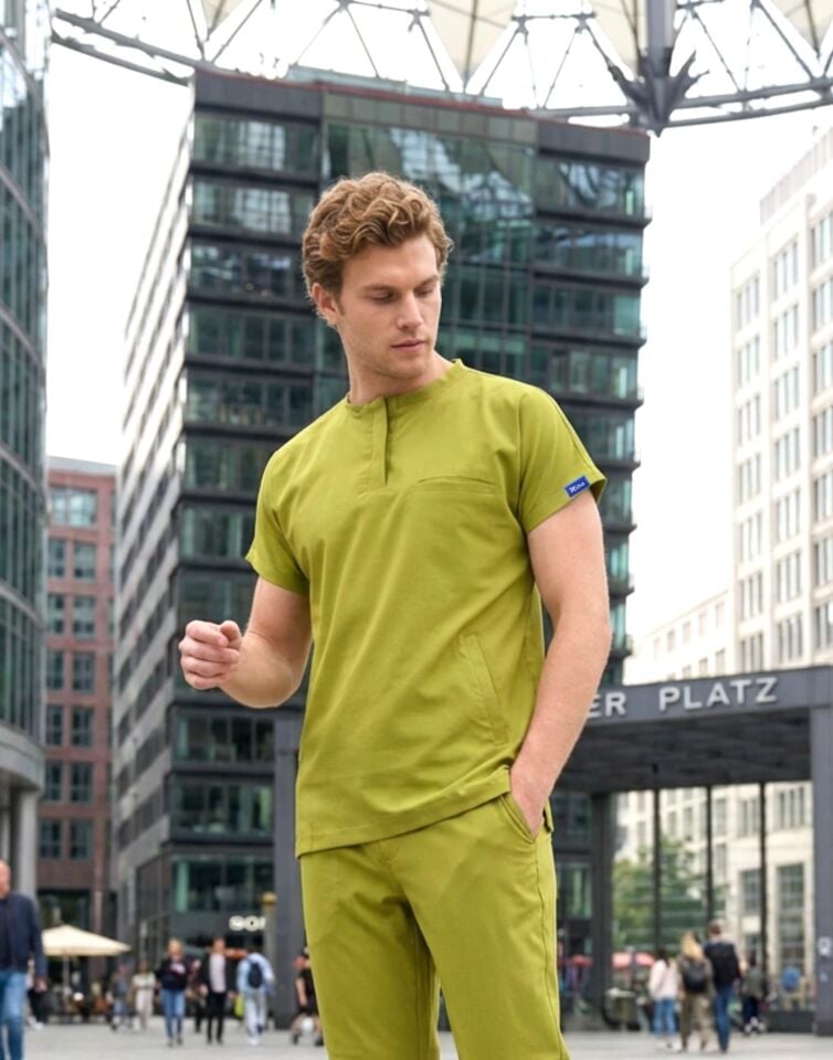 Erkek Berlin Model Likralı Cerrahi Hemşire Doktor Takım