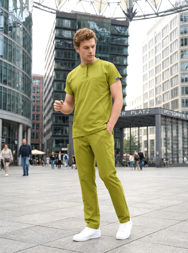 Erkek Berlin Model Likralı Cerrahi Hemşire Doktor Takım