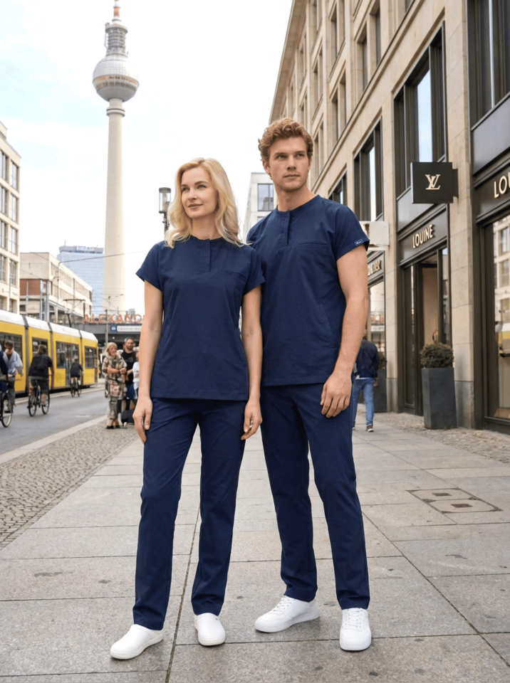 Erkek Berlin Model Likralı Cerrahi Hemşire Doktor Takım