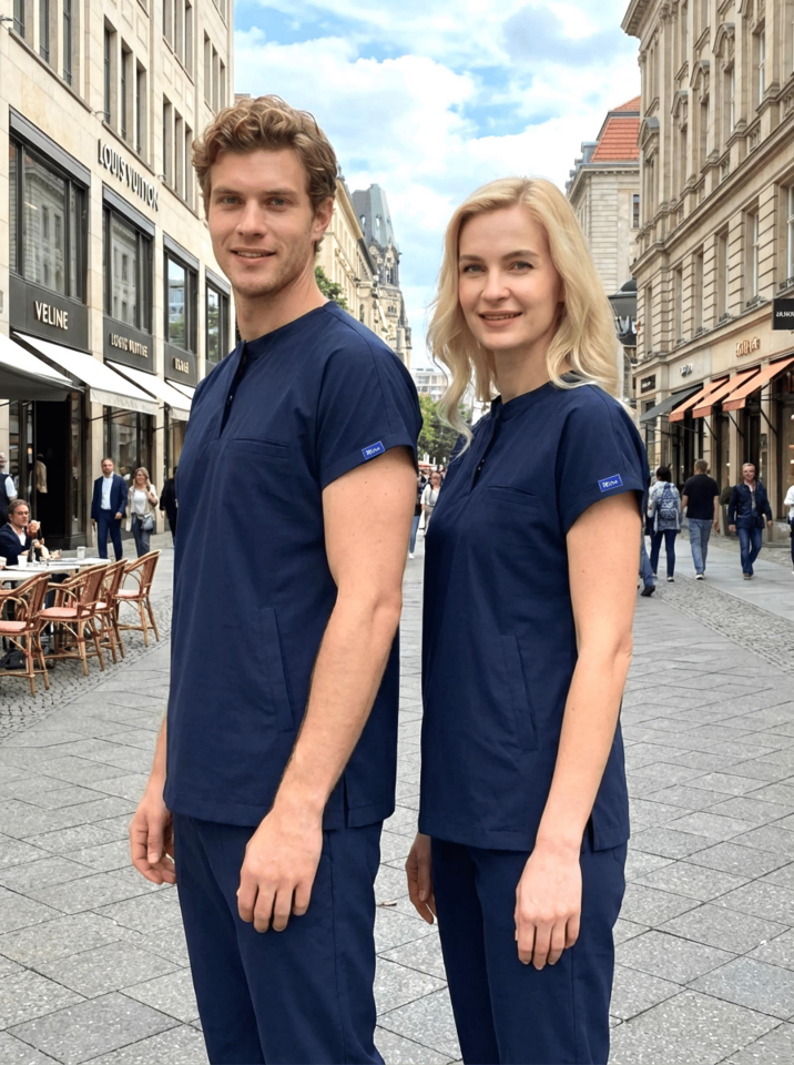 Erkek Berlin Model Likralı Cerrahi Hemşire Doktor Takım