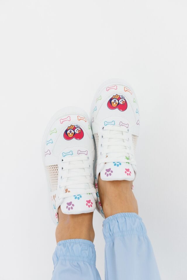 Tam Ortopedik Ayakkabı Pati Desen