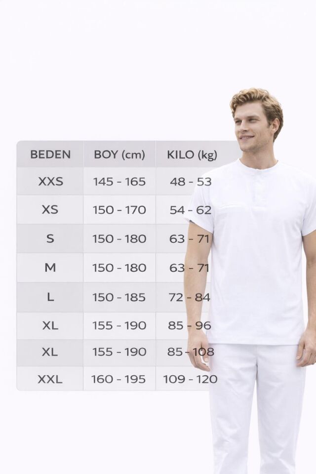 Erkek Berlin Model Likralı Cerrahi Hemşire Doktor Takım