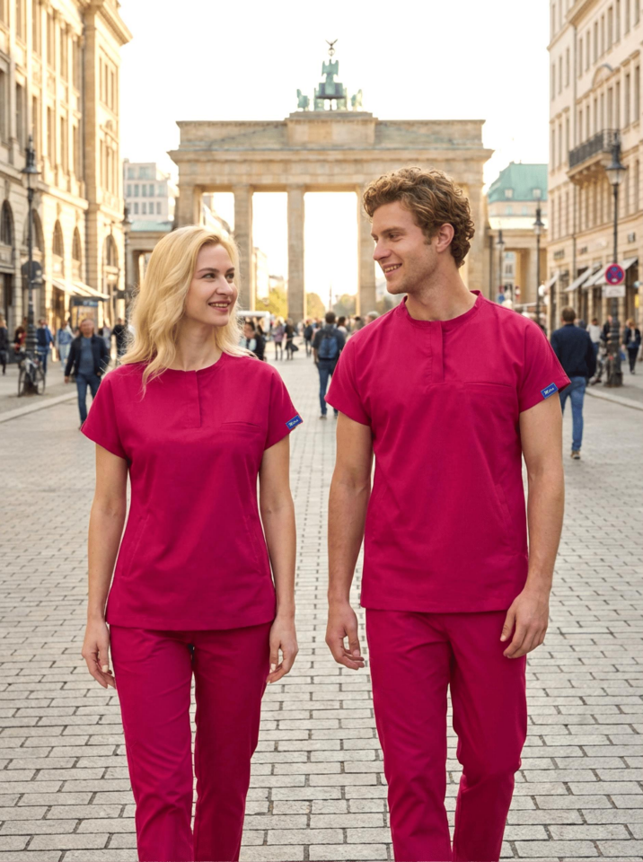 Erkek Berlin Model Likralı Cerrahi Hemşire Doktor Takım