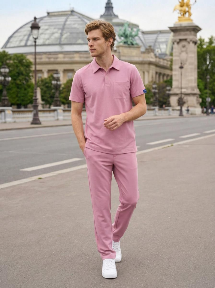 Erkek Paris Model Ceviz Yeşili Likralı Cerrahi Hemşire Doktor Hastane Takımı