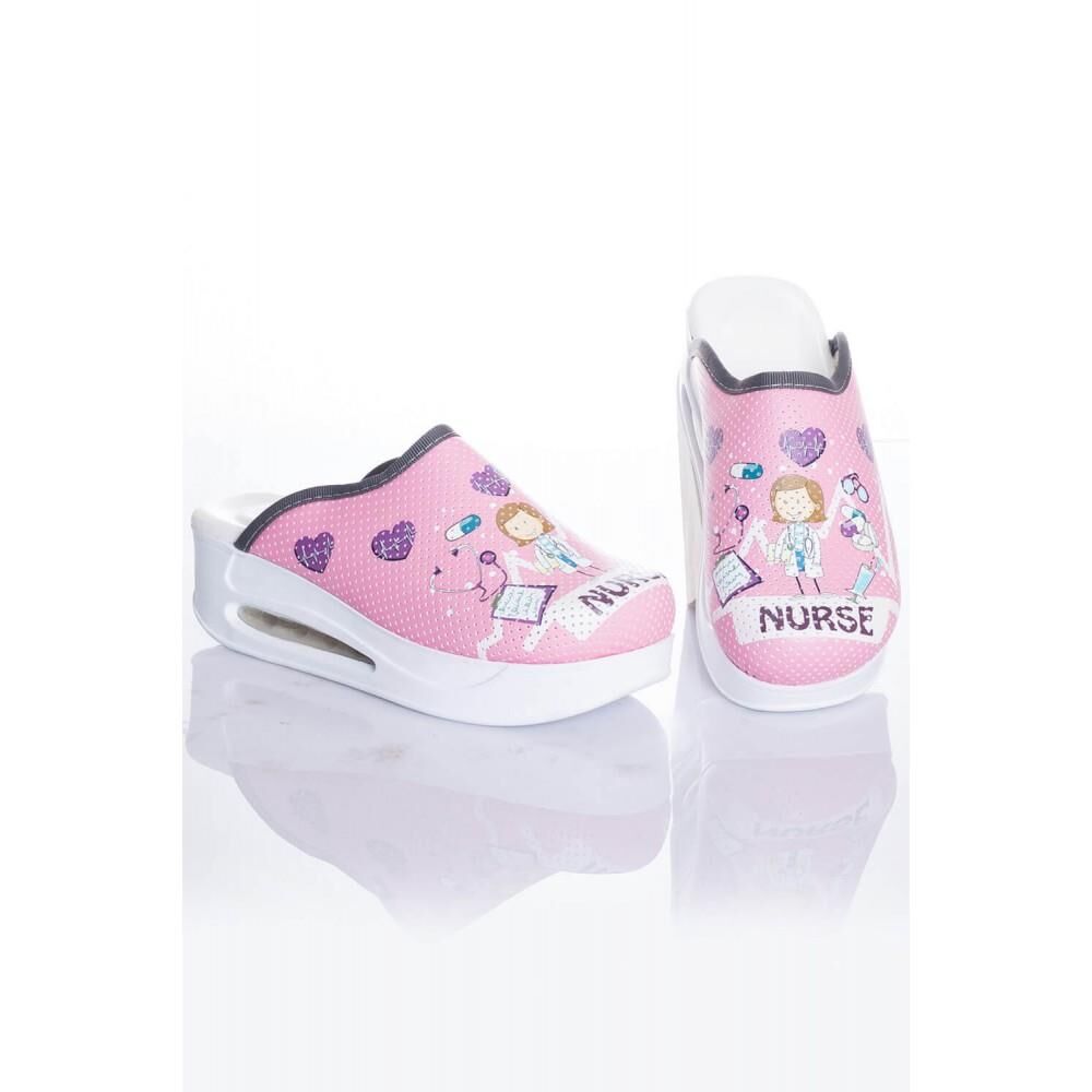 Air Taban Doktor Hemşire Hastane Aşçı Terliği Desenli 996