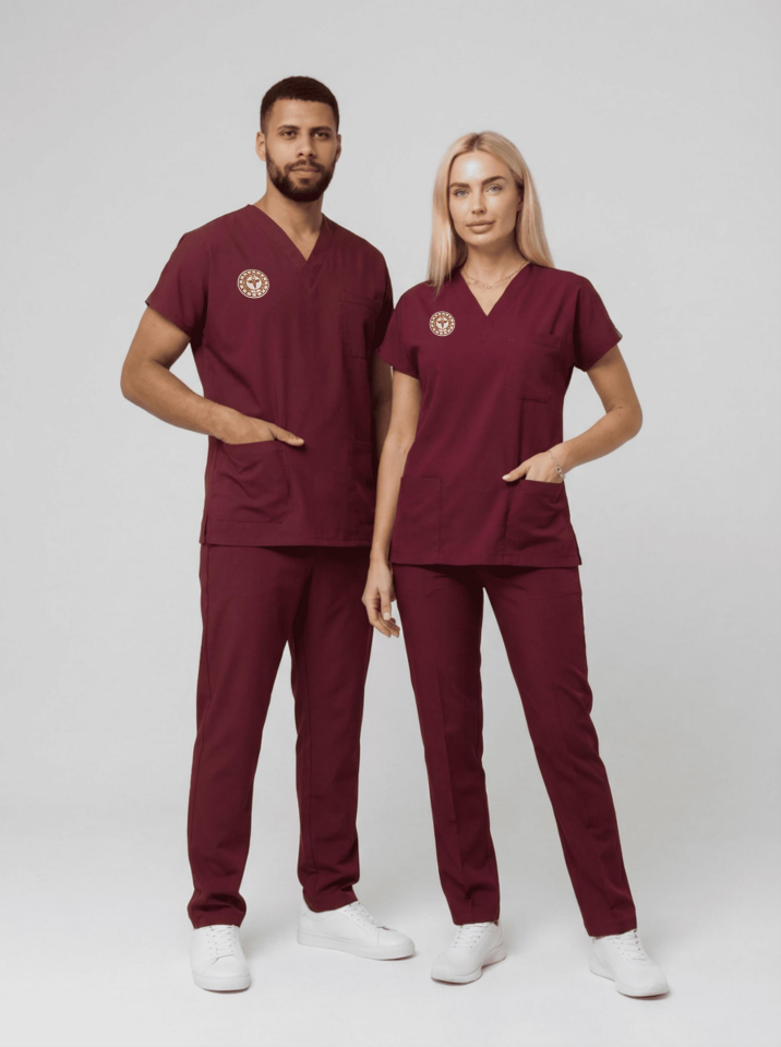 Lisans -Lisansüstü | Yönetmeliğe Uygun Bordo Üniformalar Unisex