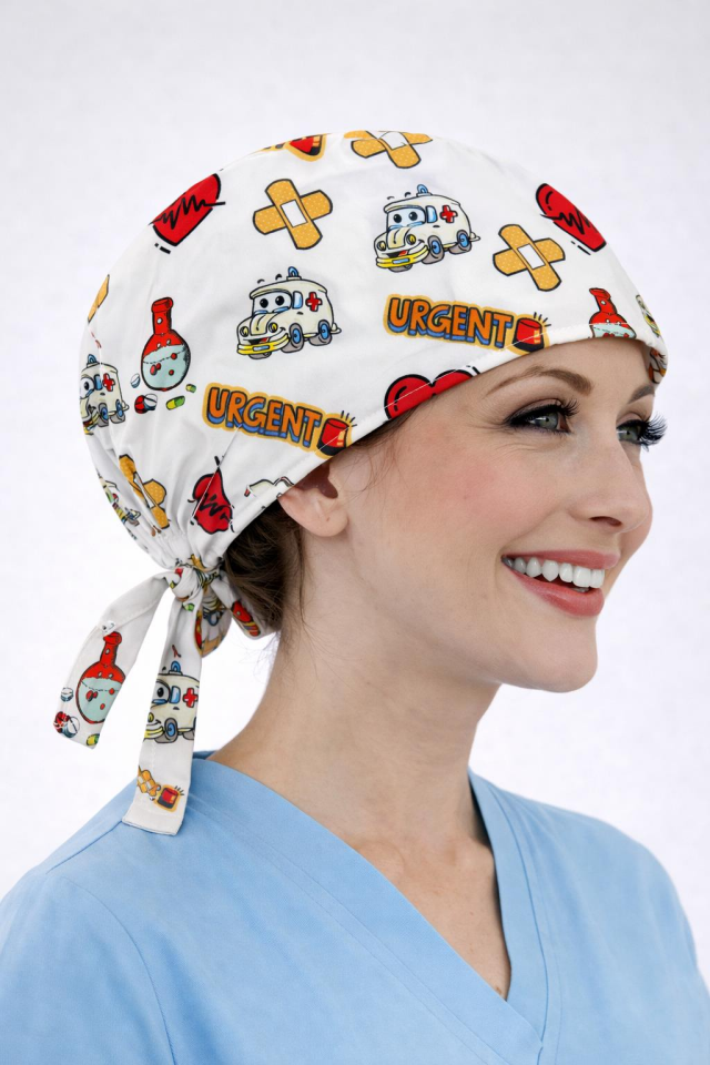 Cerrahi Bone Medikal Doktor Hemşire Hastane Bonesi Unisex -Urgent