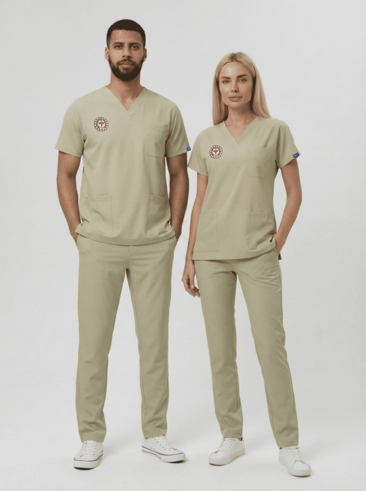 Teknisyen – Tekniker – Tıbbi Sekreter Forması  | Yönetmeliğe Uygun Bermuda (Yeşil) Üniformalar Unisex
