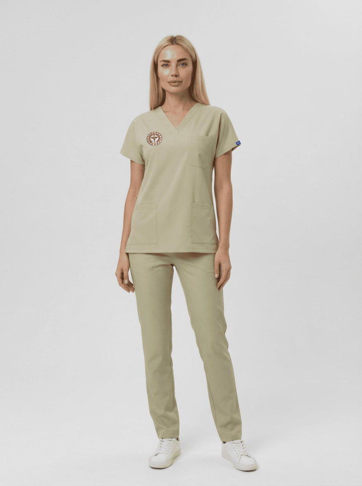 Teknisyen – Tekniker – Tıbbi Sekreter Forması  | Yönetmeliğe Uygun Bermuda (Yeşil) Üniformalar Unisex